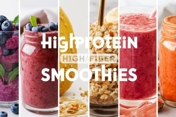 high fiber protein smoothie