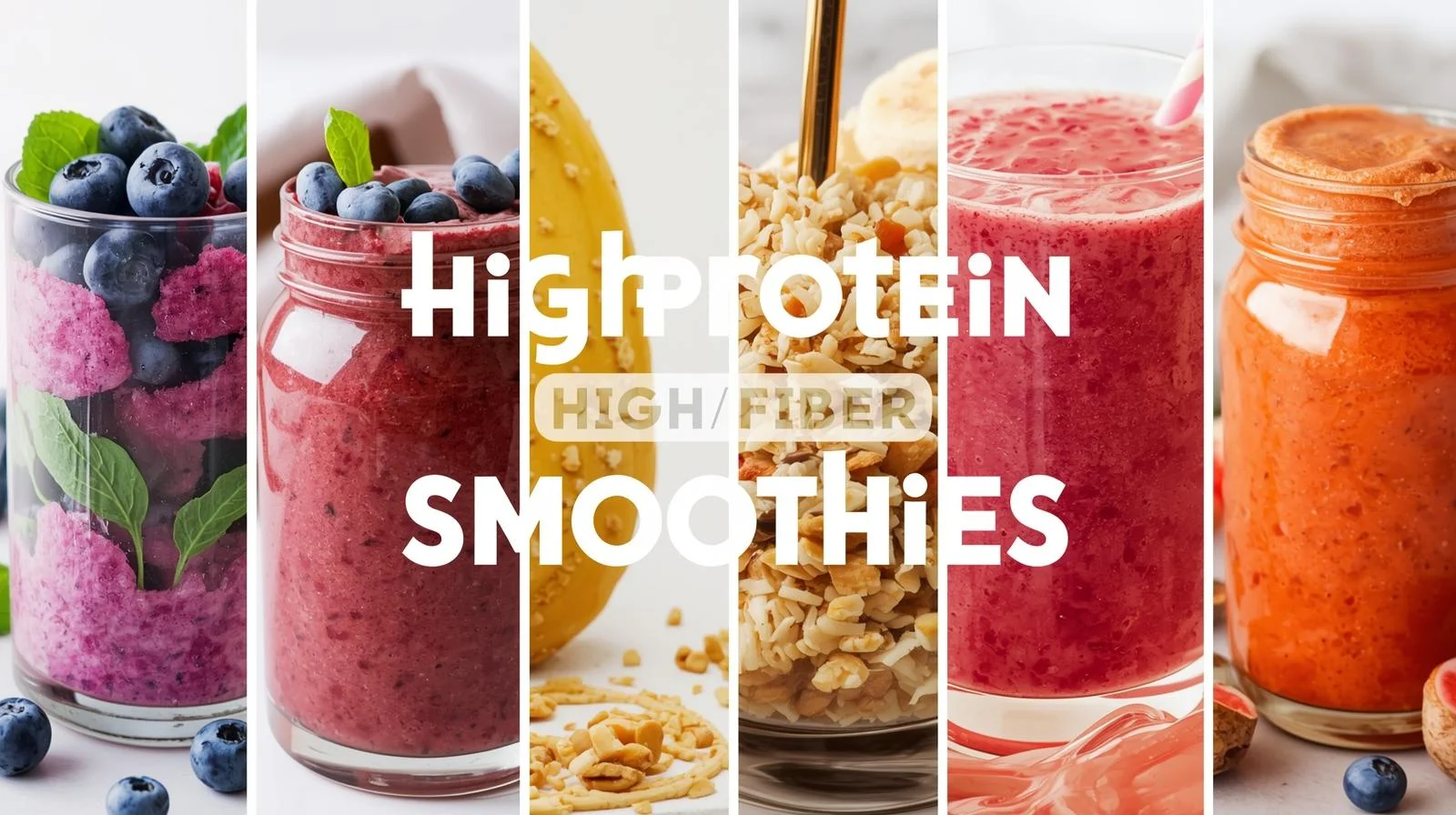 high fiber protein smoothie